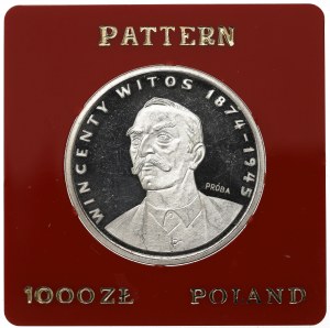 People's Republic of Poland, 1,000 gold 1984 Witos - Sample