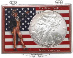 U.S., Dollar 2002-an ounce of silver