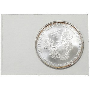 USA, Dolar 2002- uncja srebra