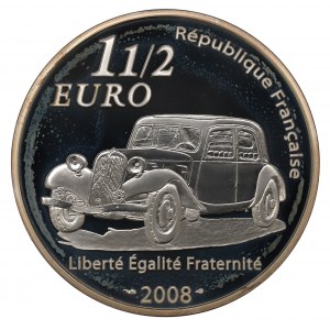 France, 1-1/2 euro 2008