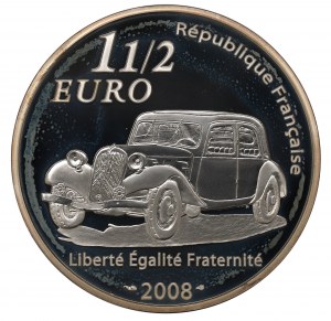 France, 1-1/2 euro 2008