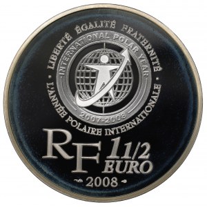 France, 1-1/2 euro 2008