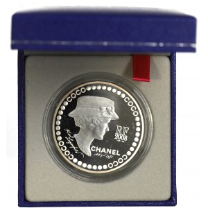 Francja, 5 euro 2008 - 125 rocznica urodzin Coco Chanel