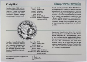 Third Republic, 10 gold 2014 Denarius of Boleslaw the Wrymouth
