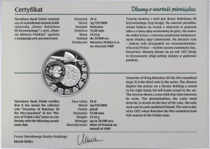 Third Republic, 10 gold 2014 Denarius of Boleslaw the Wrymouth
