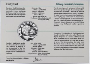 Third Republic, 10 gold 2014 Denarius of Boleslaw the Wrymouth