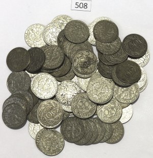 Second Republic, Set of 50 pennies 1923 - 80 copies