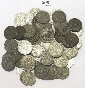 Second Republic, Set of 50 pennies 1923 - 80 copies
