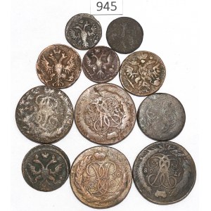Russia, lot Polushka- 2 kopecks