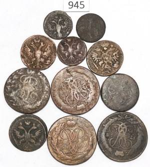 Russia, lot Polushka- 2 kopecks