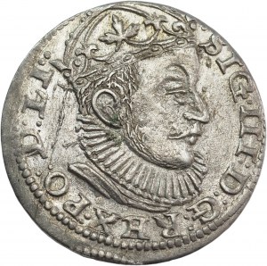 Sigismund III Vasa, Trojak 1589, Riga - very nice