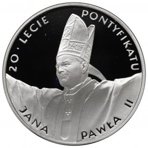 Third Republic, 10 gold 1998 20th anniversary of the pontificate of John Paul II