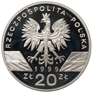 III RP, 20 zlotych 1999, Wolf