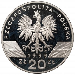 III RP, 20 zlotych 1999, Wolf