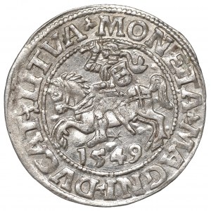 Sigismond II Auguste, demi-penny 1549, Vilnius - LI/LITVA
