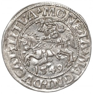 Sigismund II Augustus, Halfgroat 1549, Vilnius - LI/LITVA