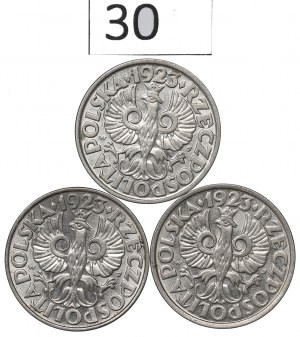 Second Republic, Set of 20 pennies 1923