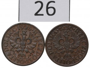 Second Republic, Set of 1 penny 1925-36