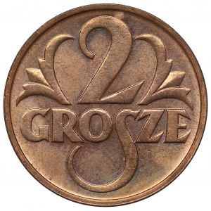 Second Republic, 2 pennies 1937
