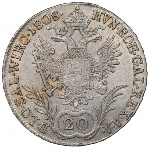 Austria, Franz I, 20 kreuzer 1808