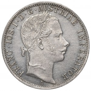 Austria, Franz Joseph I, 1 florin 1861 A