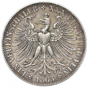 Germany, Frankfurt, Vereinsthaler 1865