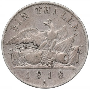 Germany, Preussen, Thaler 1818 A