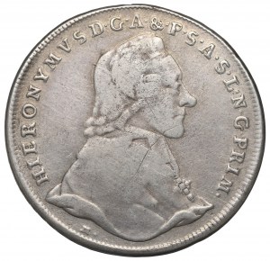Austria, Bishopic of Salzburg, Hieronim Joseph, Thaler 1782
