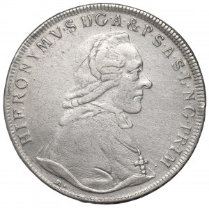 Austria, Bishopic of Salzburg, Hieronim Joseph, Thaler 1797