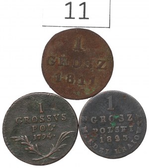 Poland, Set of 1 penny 1794-1823