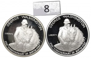 USA, Lot 1/2 dollar 1982