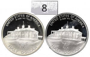 USA, Lot 1/2 dollar 1982