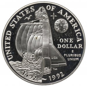 USA, 1 dolar 1992