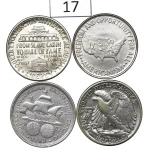 USA, 1/2 Dollar Set 1893-1952