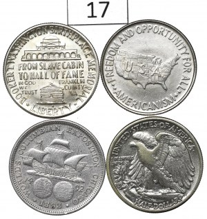 USA, 1/2 Dollar Set 1893-1952