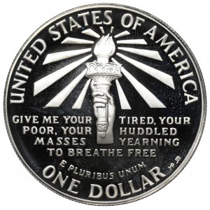 USA, 1 dollar 1986