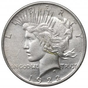 USA, 1 peace dollar 1922