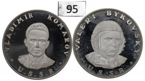 Europe, Spaceflight medals set - silver