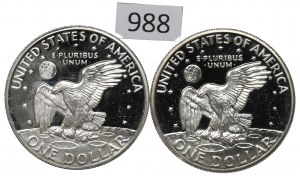 USA, Lot 1 dollar 1971