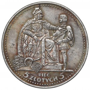 Second Republic, 5 zloty 1925 Constitution - copy