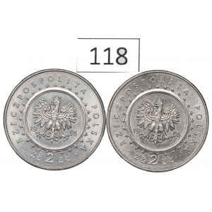 III RP, Zestaw 2 złote 1995 Łazienki królewskie