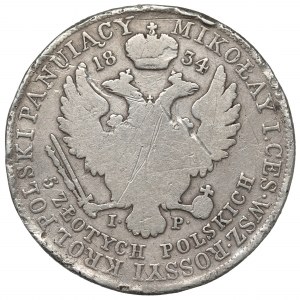 Kingdom of Poland, Nicholas I, 5 zloty 1833 KG