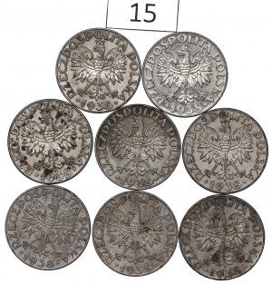 Second Republic, Set of 50 pennies 1938