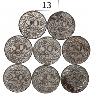 Second Republic, Set of 50 pennies 1938