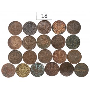 Second Republic, Set of 2 pennies 1923-39