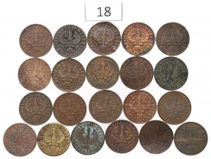 Second Republic, Set of 2 pennies 1923-39