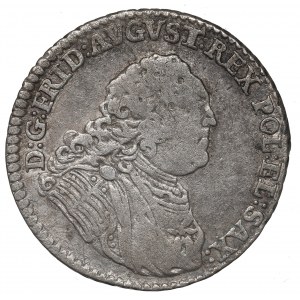 Germany, Saxony, Friedrich August II, 1/6 thaler 1763