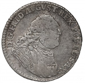 Germany, Saxony, Friedrich August II, 1/6 thaler 1763