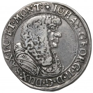 Germany, Saxony, 1/3 thaler 1672