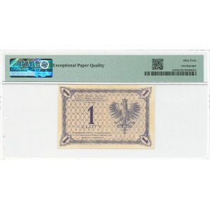 II Republic of Poland, 1 zloty 1919 - PMG 64 EPQ